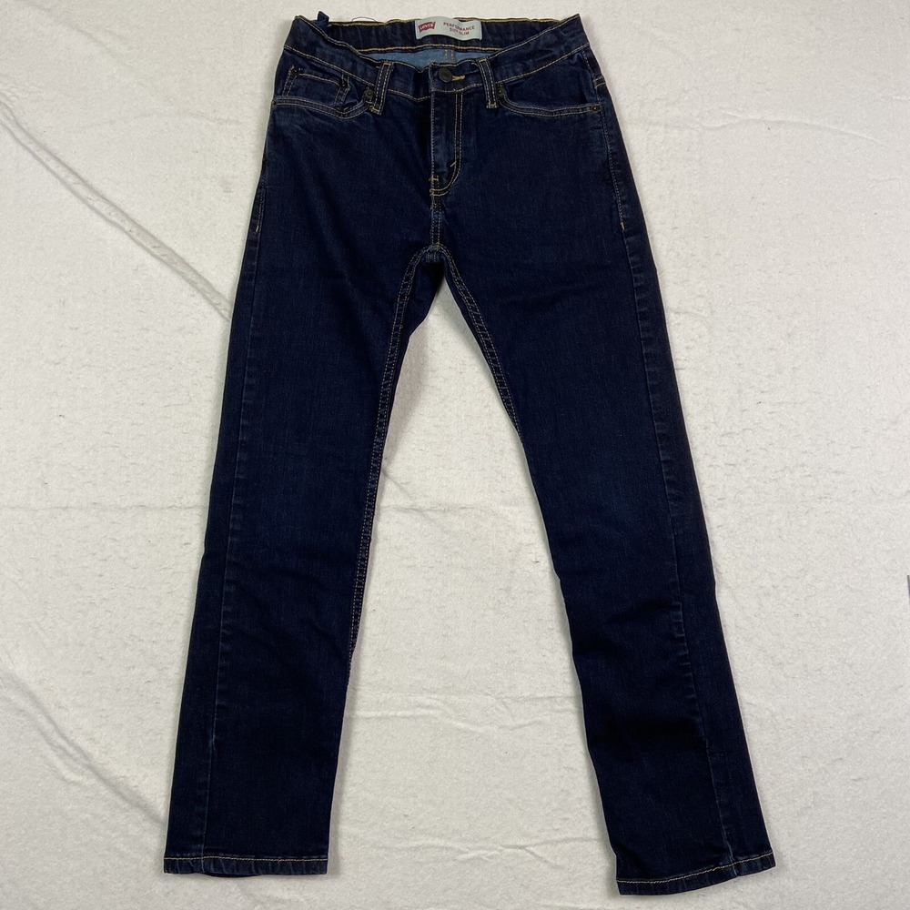 Levis 511 Performance Slim Straight Leg Denim Jeans Kids Size 12 Reg 26x26